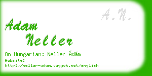 adam neller business card