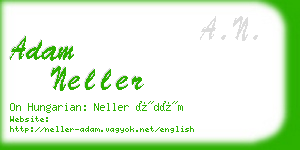 adam neller business card